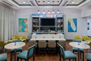Hampton Inn & Suites Orlando Airport Gateway Villages, Bar Area, Orlando, FL