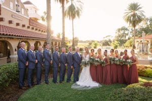 wedding party formal photo mission inn resort