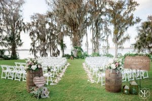Mission Inn Resort wedding marina del rey lakefront ceremony
