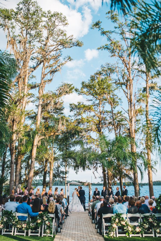 Rudy & Marta Photography - wedding ceremony next to lake