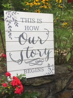 Blue View Event Barn - This is how our story begins