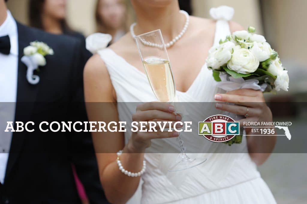ABC Fine Wine & Spirits Concierge Service in help with wedding alcohol in Florida