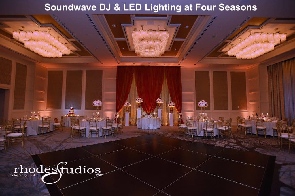 Soundwave Entertainment - warm uplighting at Four Seasons