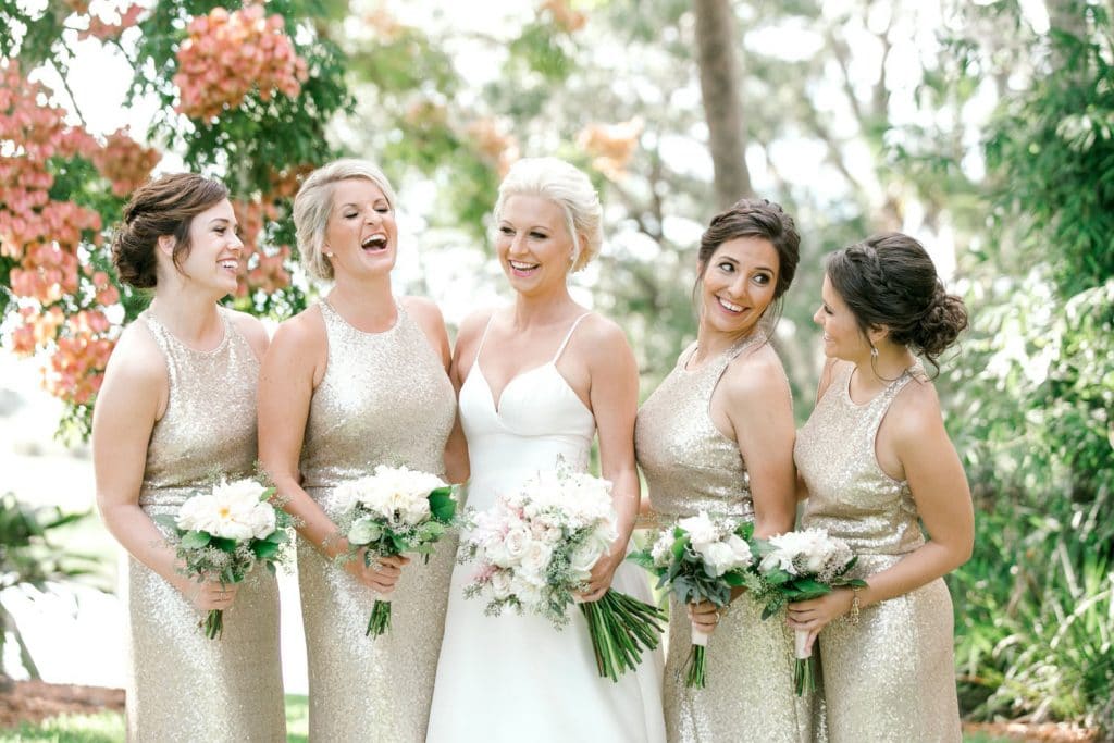 Bumby Photography - bridal party laughing