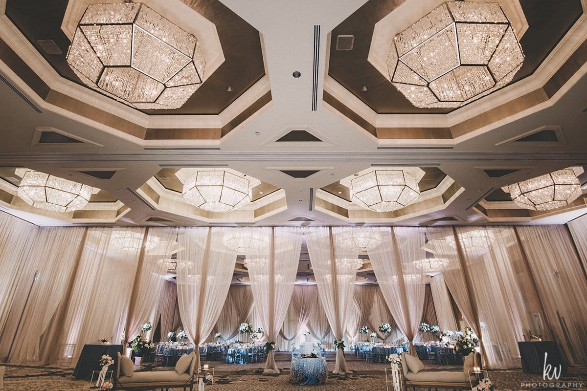 Four Seasons Resort Orlando - grand reception hall with stunning chandeliers