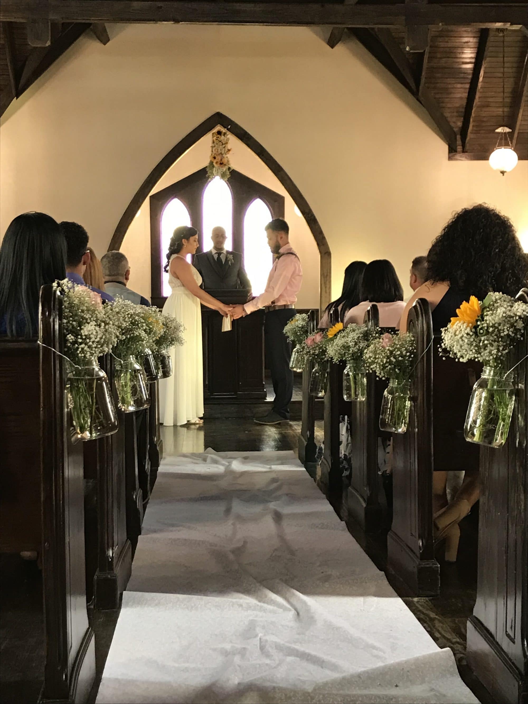 Osceola County Historical Society - wedding ceremony in cute chapel