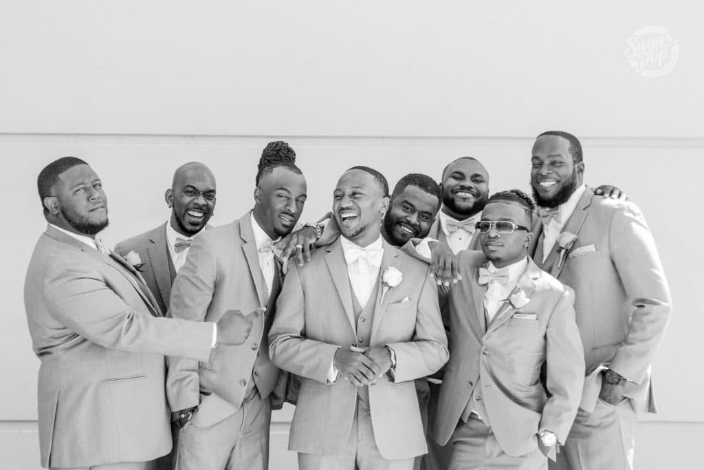 Sugar Pop Productions - Dapper groom and groomsmen