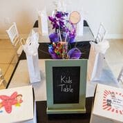 Tootles Event Sitters - kids table set up with fun activities