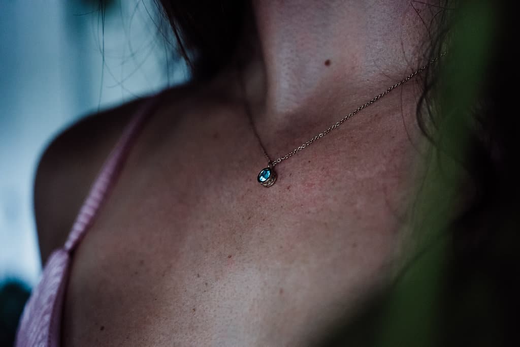 Sandy Rubin Jewelry - simple but stunning gemstone necklace 
