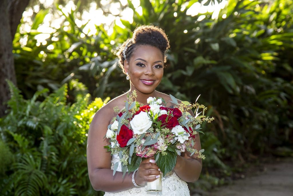 Shaneika made a stunning bride!