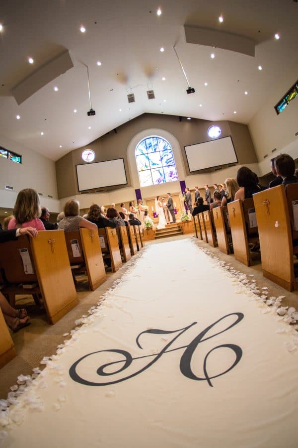 Custom Wedding Aisle Runners - Wedding Venue Map