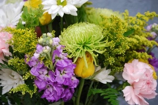 Classically Cool Events & Production - close up of flower bouquet