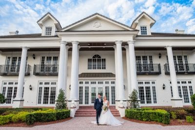 bride and groom outside the wedding venue, Sonacity Photography, Orlando, FL