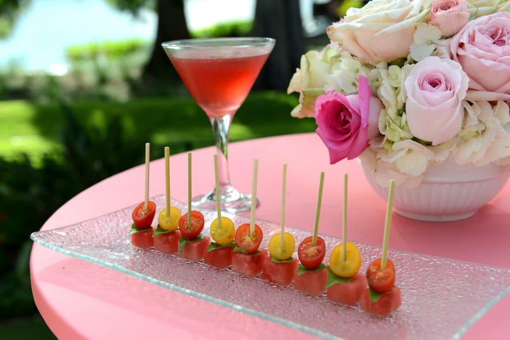 Arthur's Creative Events and Catering - tomtato watermelon skewers