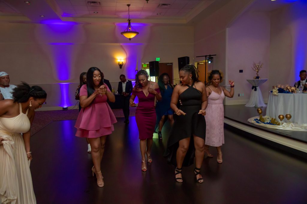 Unique Elements - Women dancing at wedding reception