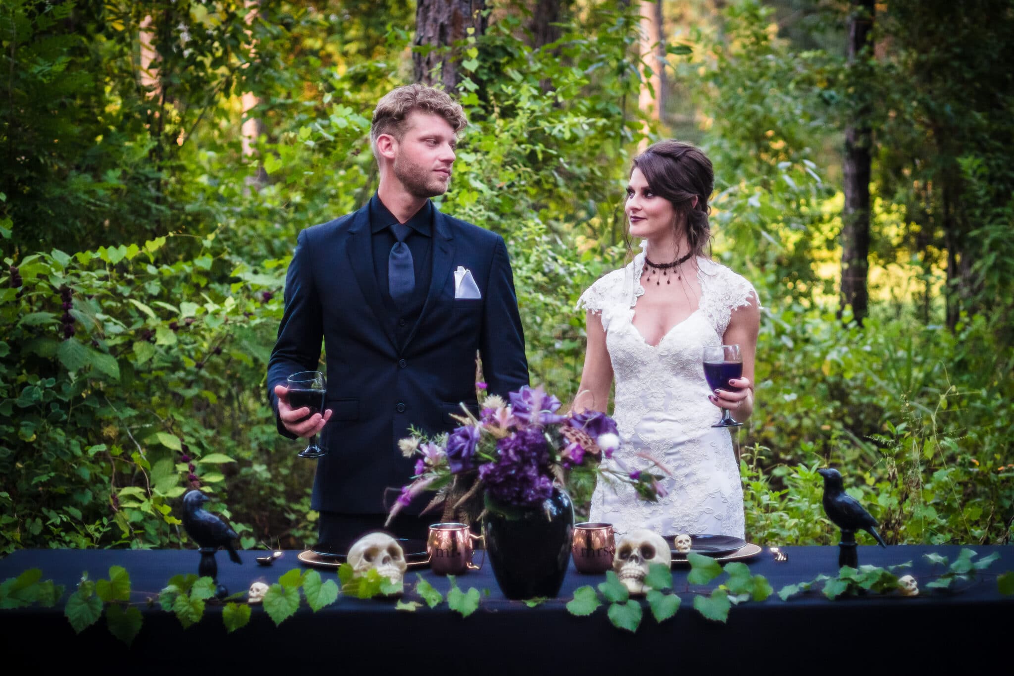 victorian gothic wedding theme