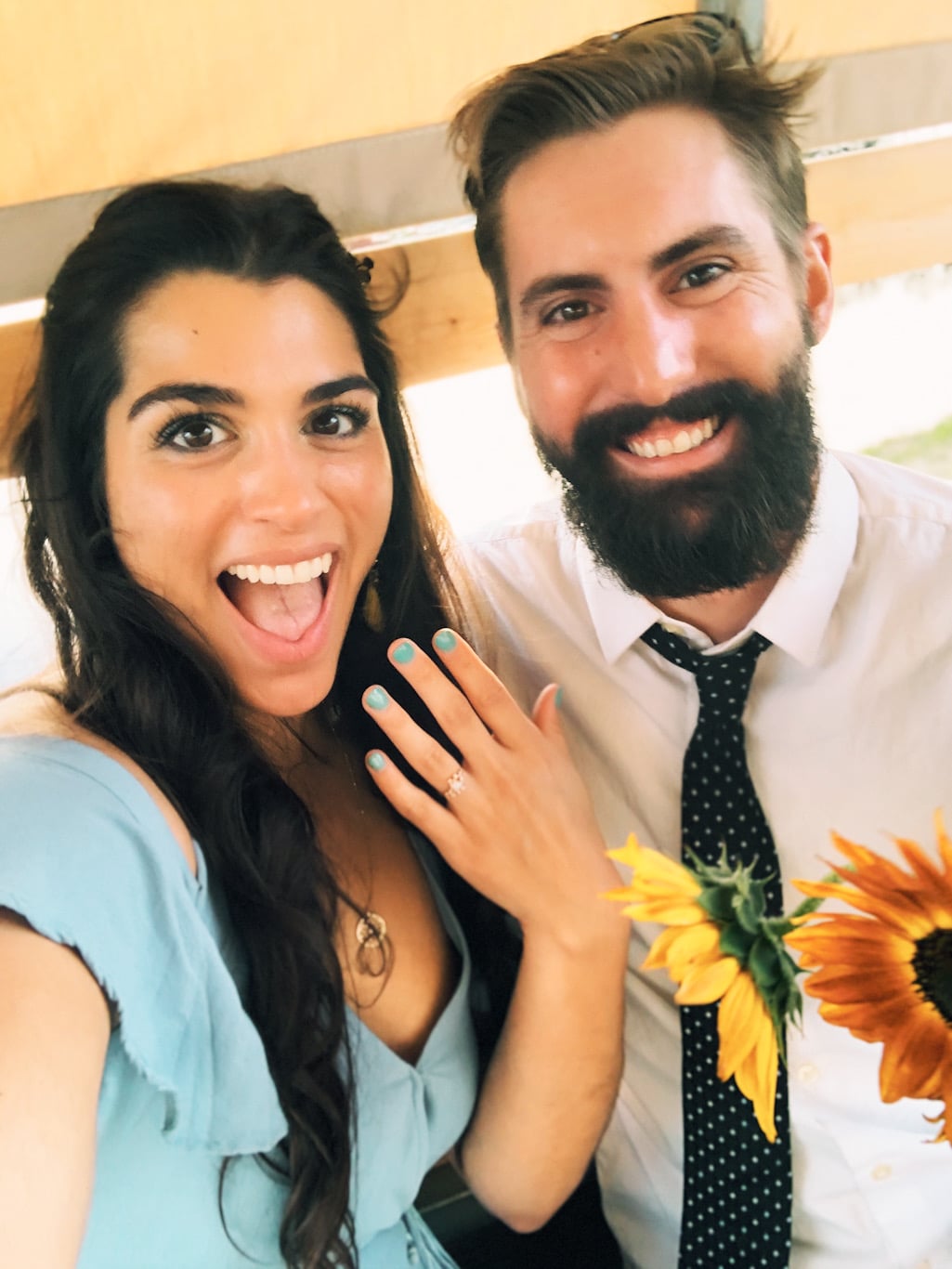 Orlando Florida Sunflower Field Marriage Proposal - 21