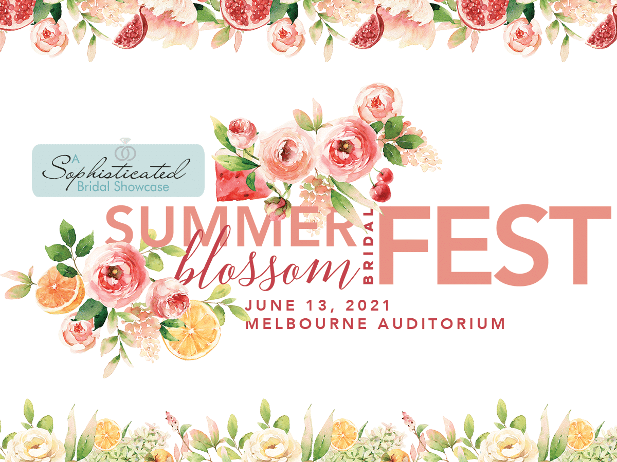 Summer Blossom Bridal Fest June 13 at Melbourne Auditorium