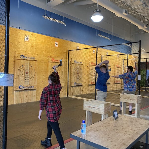 Axecelsior Axe Throwing Wedding Venue Map