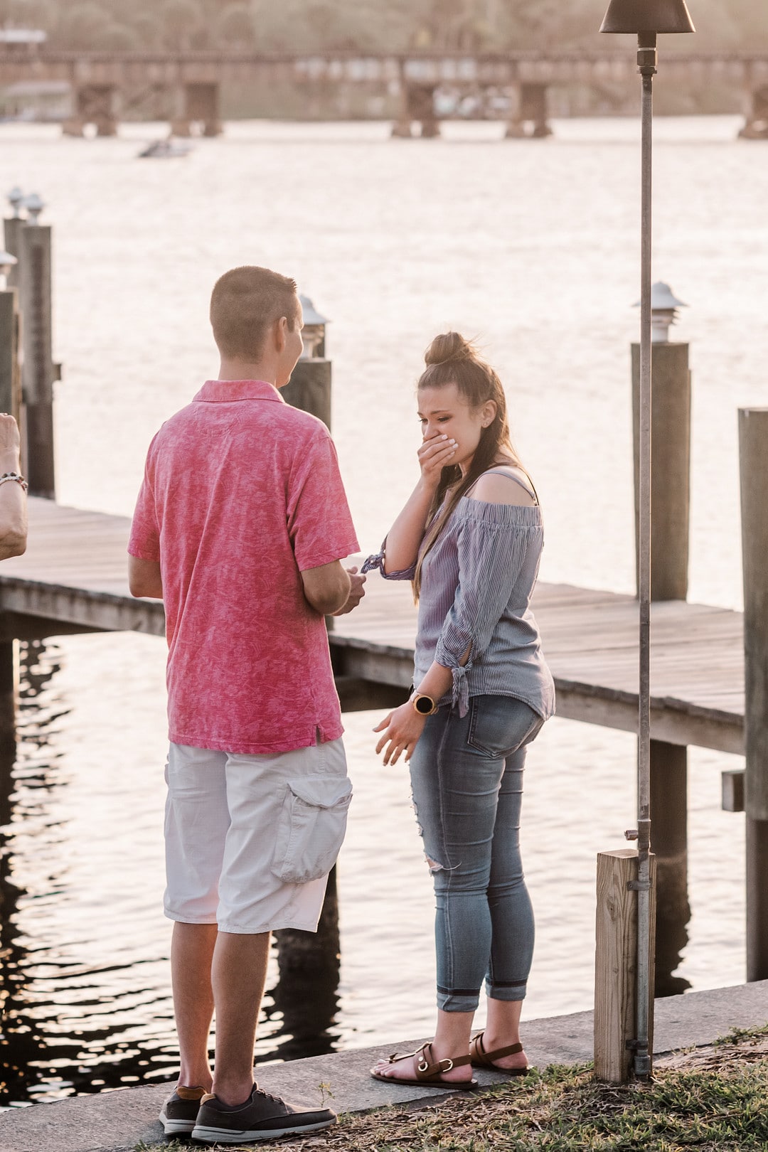 Romantic Sunset Proposal on the River in Melbourne Florida 11