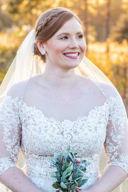 bride smiling on her wedding day, SMO Photography