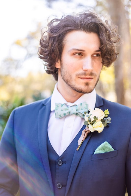 groom in blue suit on his wedding day, SMO Photography