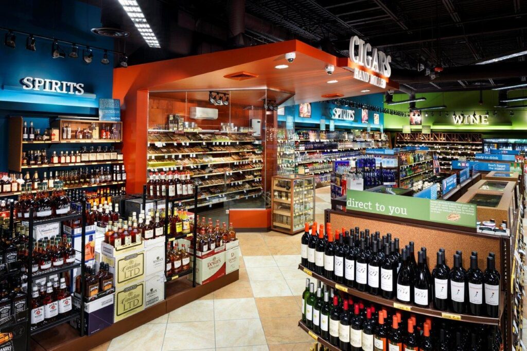 inside of an ABC Fine Wine & Spirits store in Florida