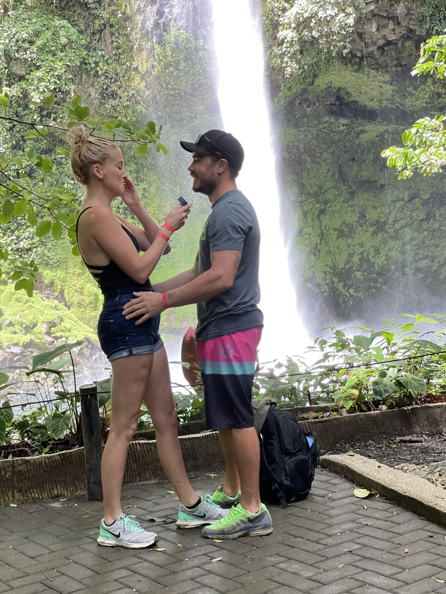 Costa Rica Waterfall Marriage Proposal5