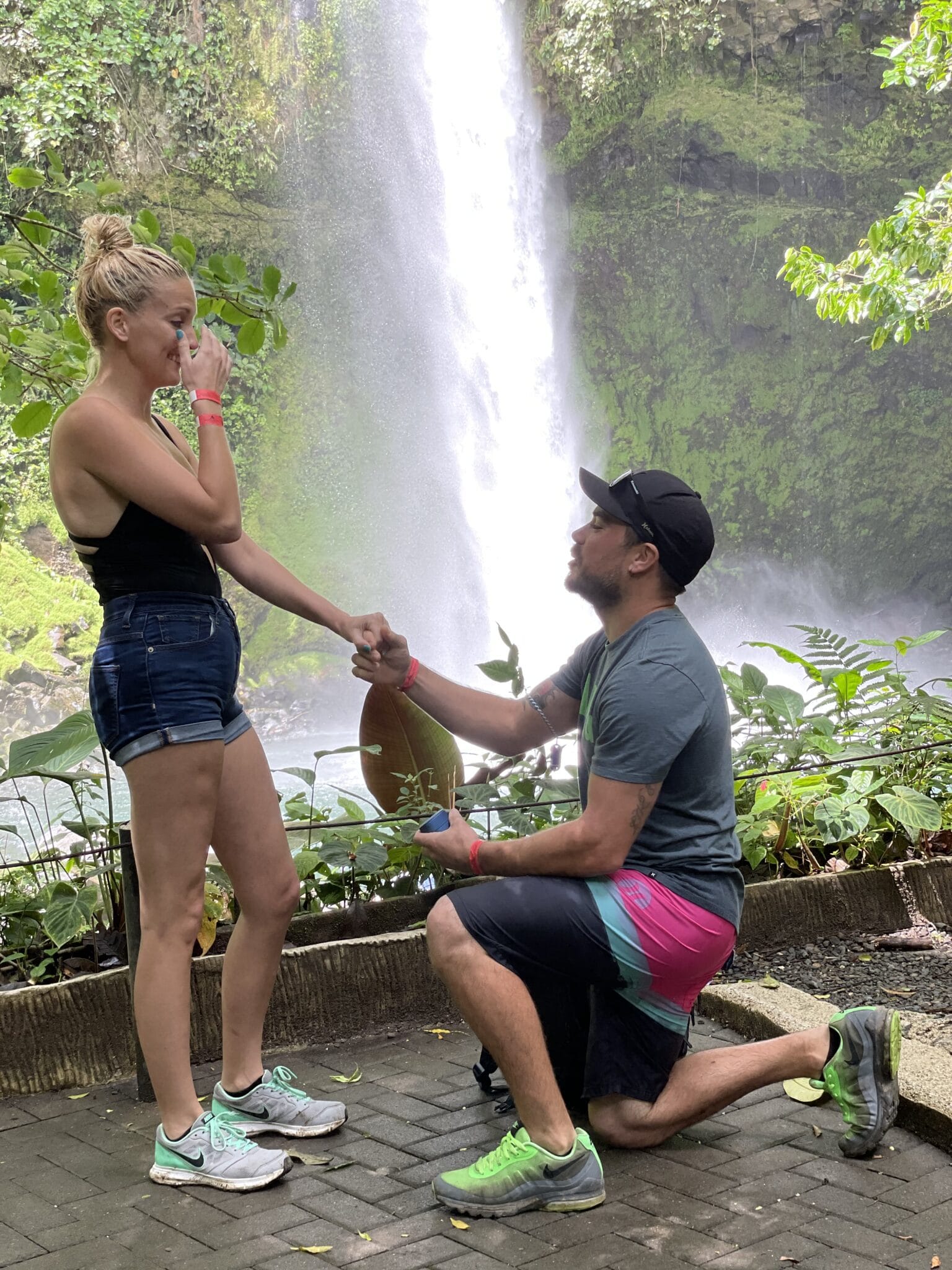 Costa Rica Waterfall Marriage Proposal6