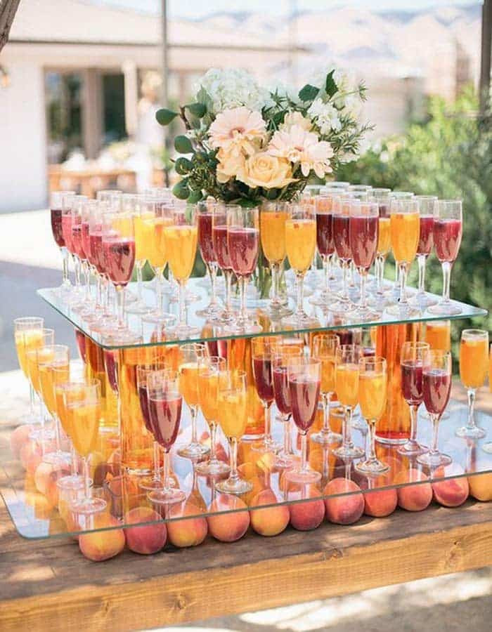 Drink trays by Millenia Events Catering