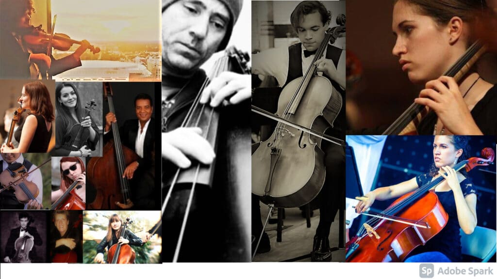 collage of musician photographs Beautiful Music Orlando