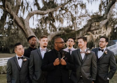 Groom with groomsmen.