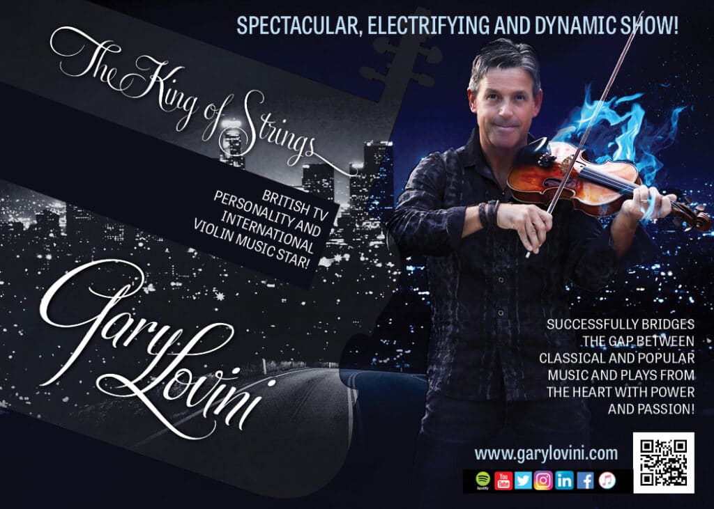 Gary Lovini violinist poster