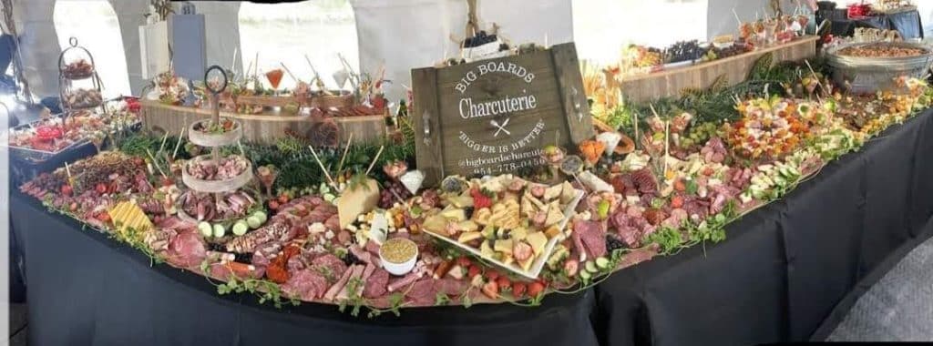 large meat and cheese board by Big Boards Charcuterie in Orlando, FL