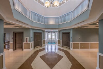 interior lobby of Ocoee Lakeshore Center