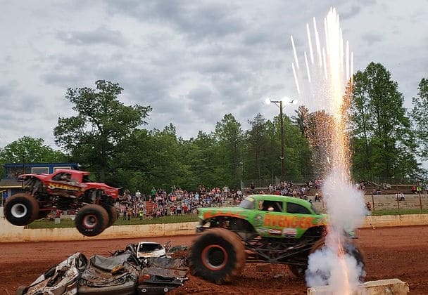 monster truck start by Imperial Pyro and Special Effects
