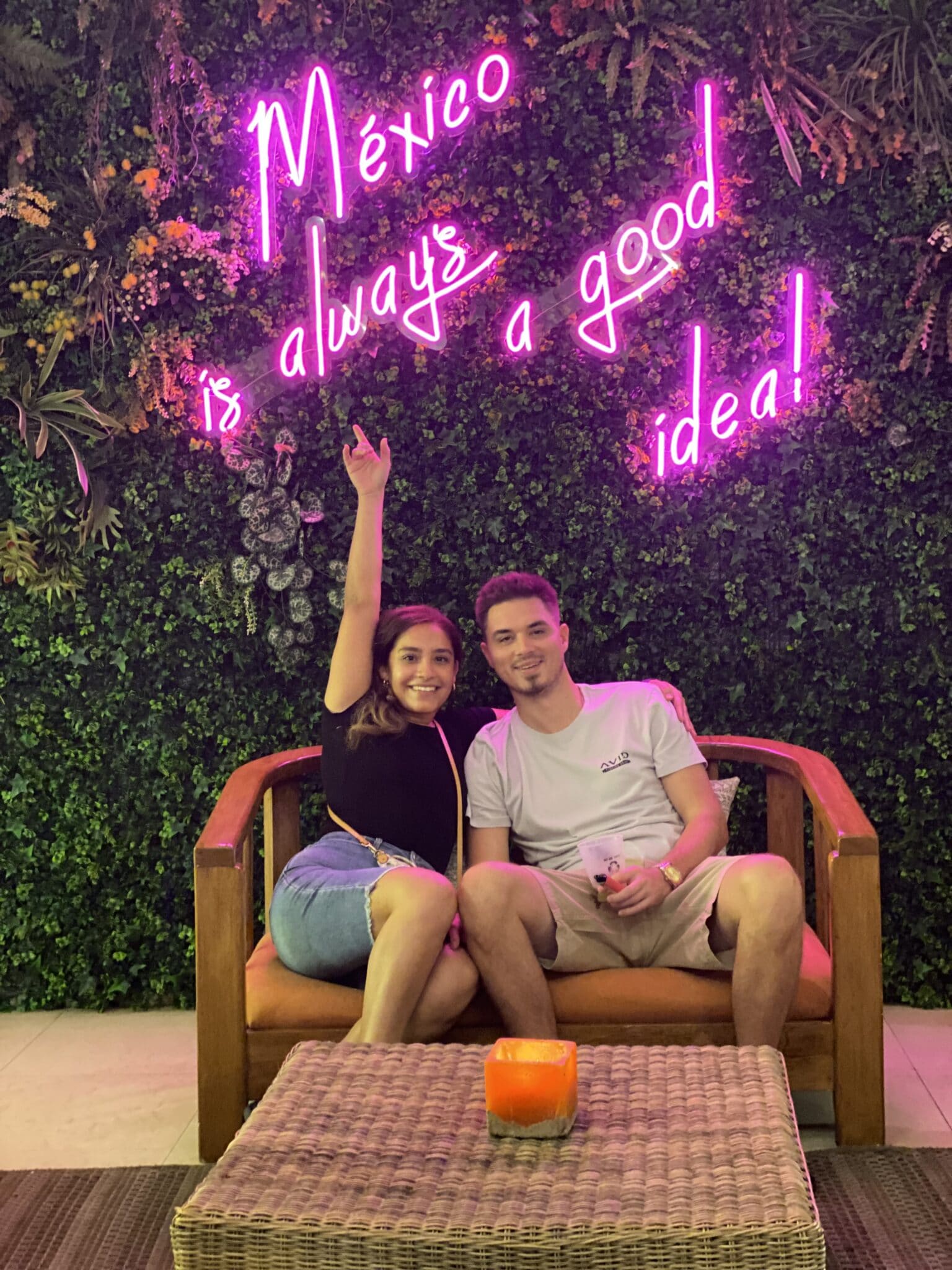 couple celebrates engagement in Cancun, Mexico