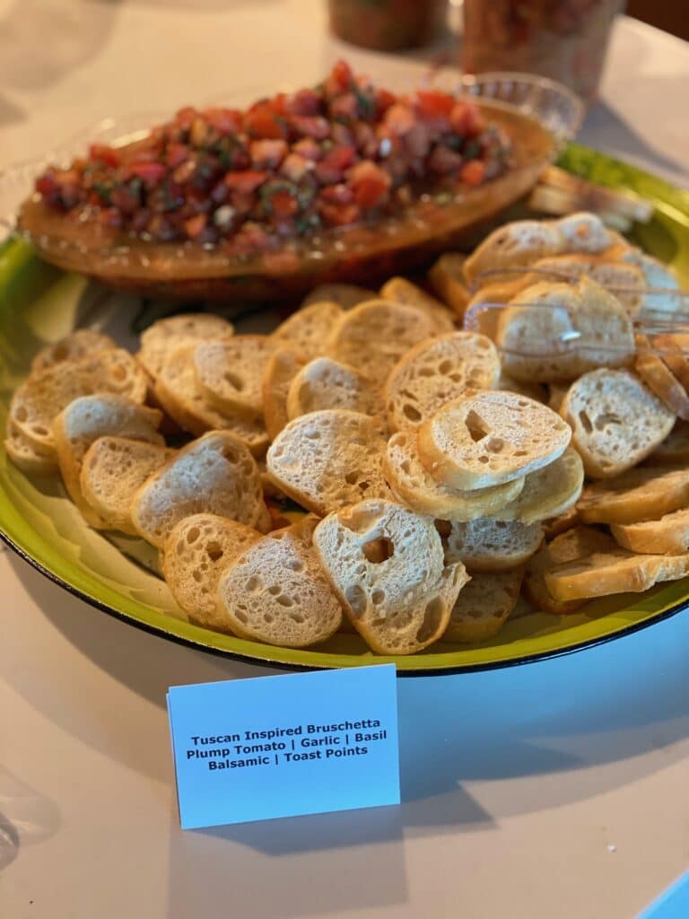 tuscan inspired bruschetta by Confectionately Confections LLC