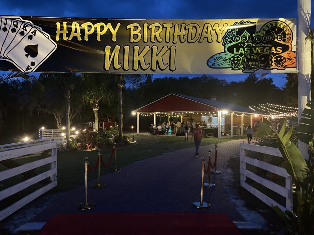 Happy Birthday Nikki sign
