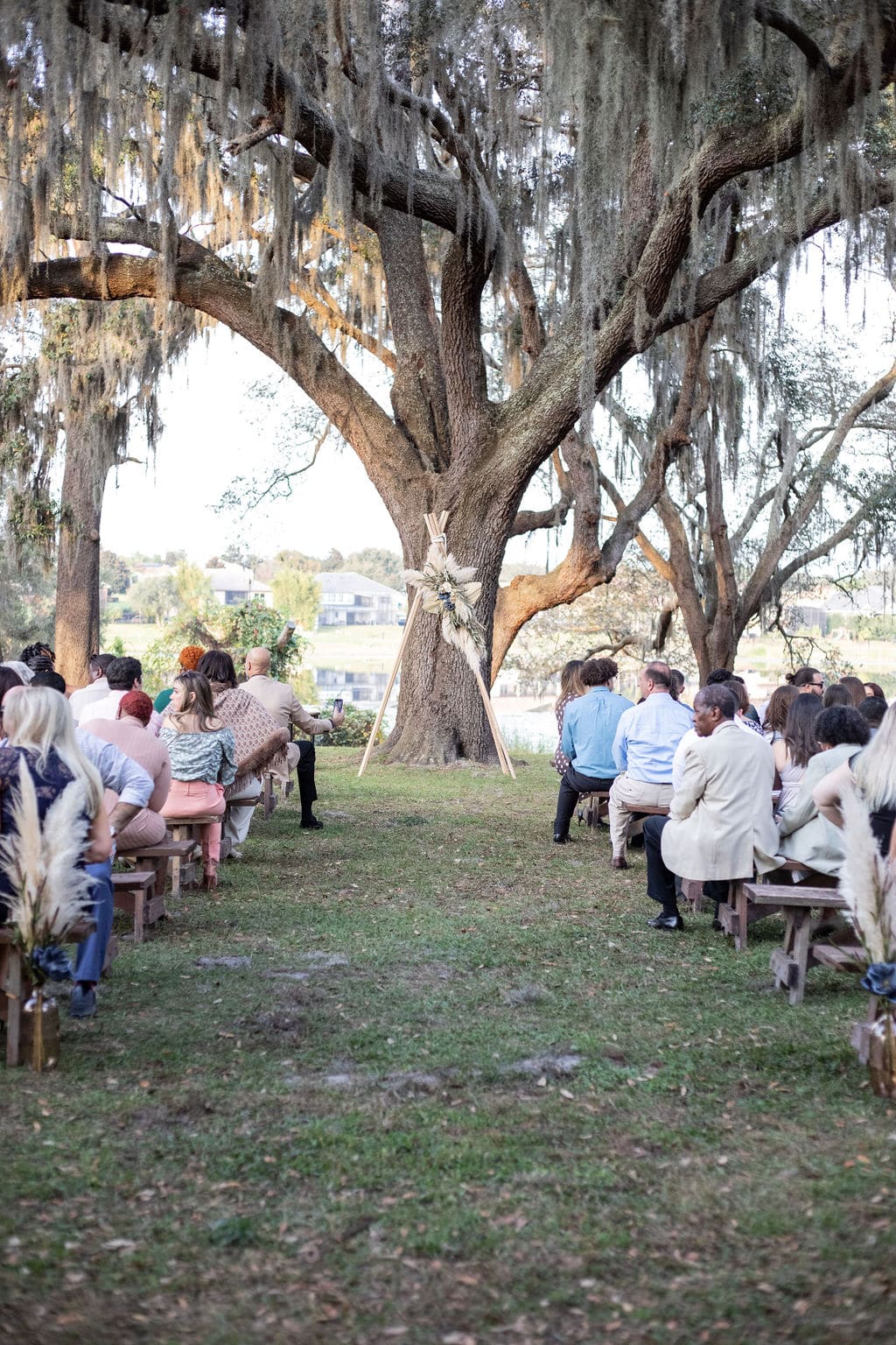 Camp Ithiel outdoor wedding ceremony