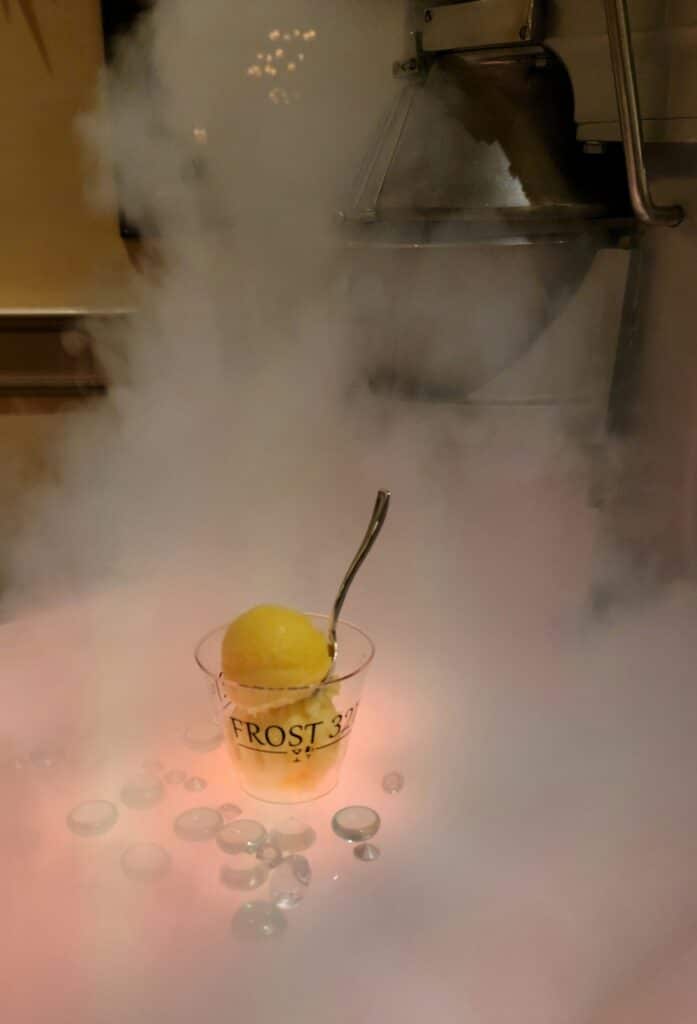 frozen scoop of mango by Frost 321