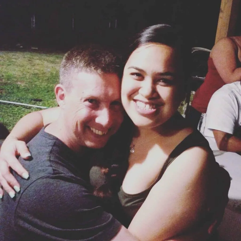 Hot Air Balloon Proposal at Disney Springs couple 