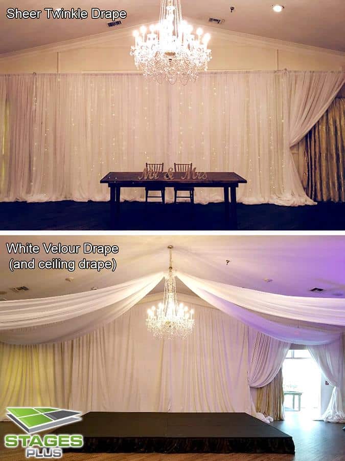 draping and stage from Stages Plus in Central Florida