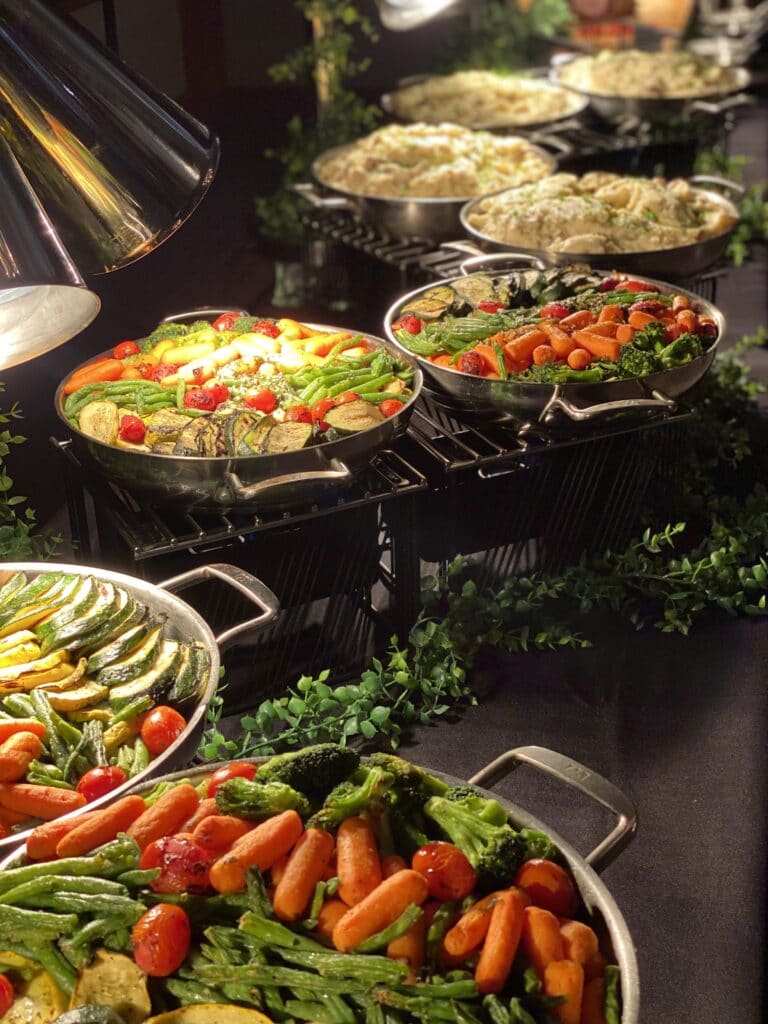 salads and crudités by Corwin's Personal Chef and Catering Services