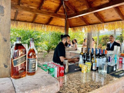 bartender behind bar from My Bar Service