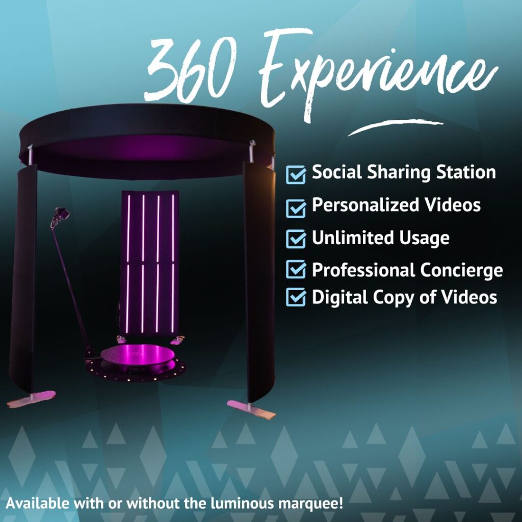 360 Photo booth flyer example