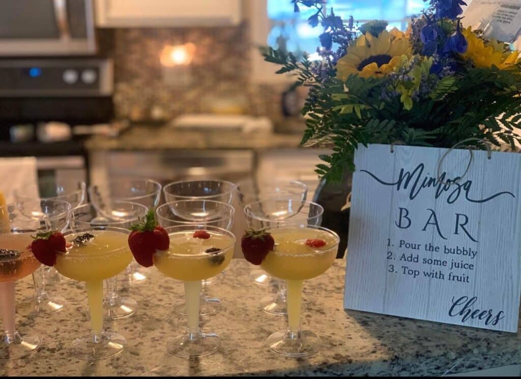 mimosa bar by A Top Shelf Bartender