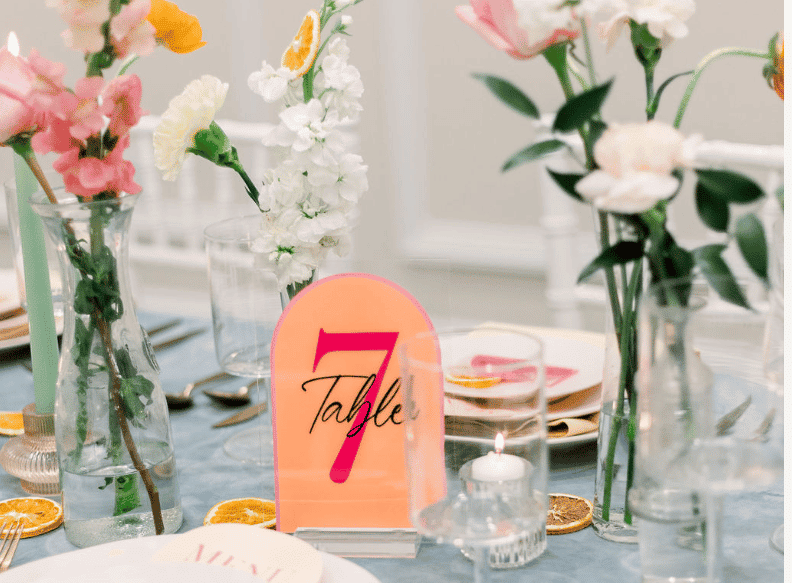 table number by Divine Signs LLC