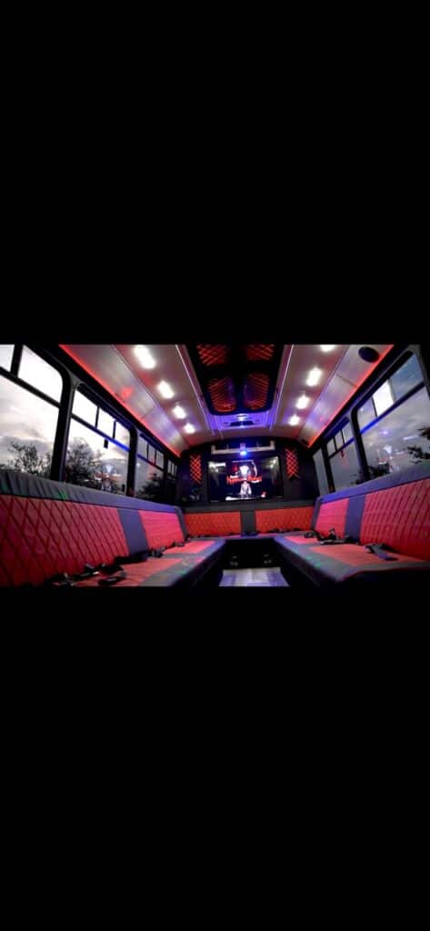 Hidden Secrets Luxury Party Bus interior