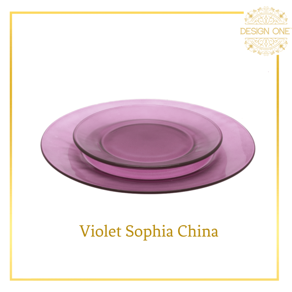 Violet Sophia China from Design One USA